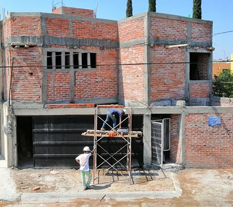 Casa Valle de Lerma en obra